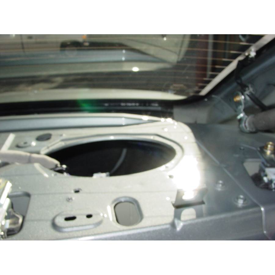 2011 Nissan Sentra Rear deck center speaker removed