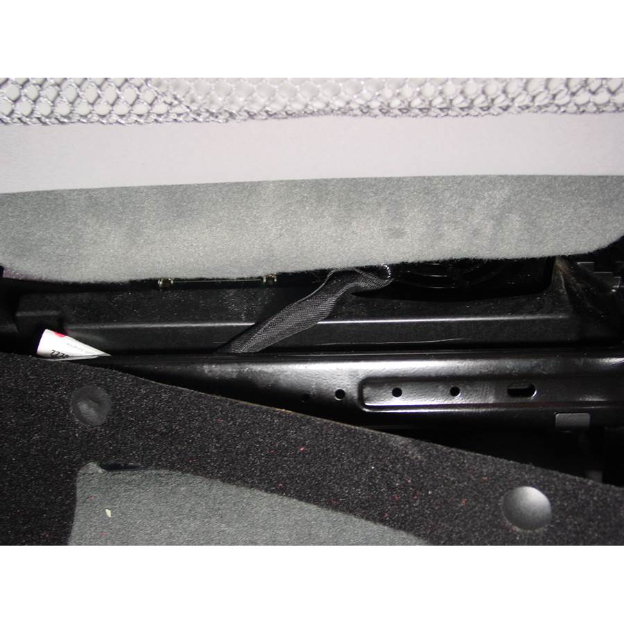 2004 Nissan Quest Under front seat speaker location
