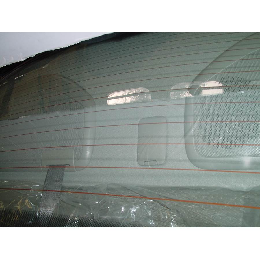 2005 Nissan Sentra Rear deck center speaker location