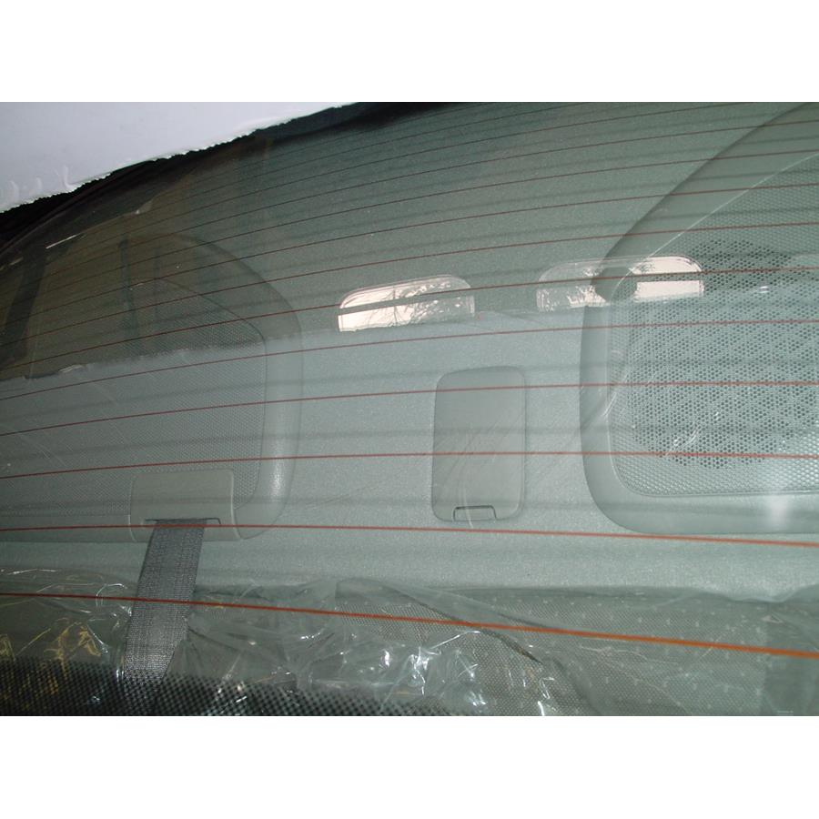 2006 Nissan Sentra Rear deck center speaker location