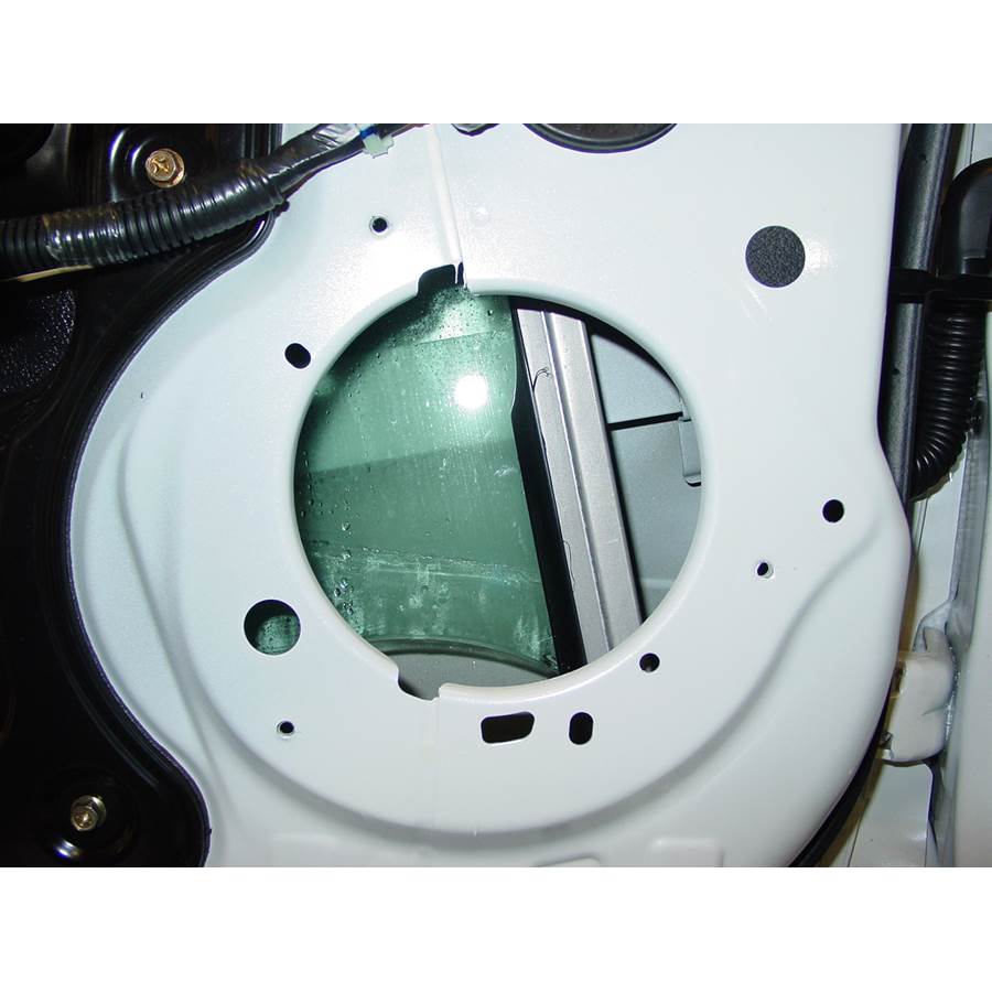 2005 Nissan Maxima Front door woofer removed