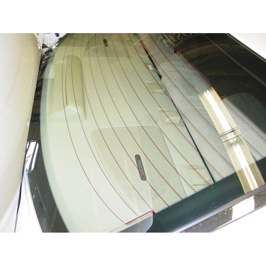 2004 Nissan Maxima Rear deck speaker location