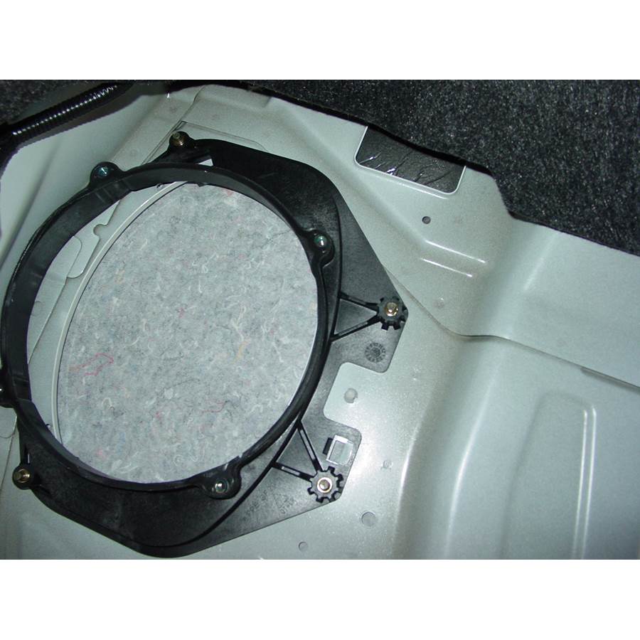 2004 Nissan Maxima Rear deck speaker removed