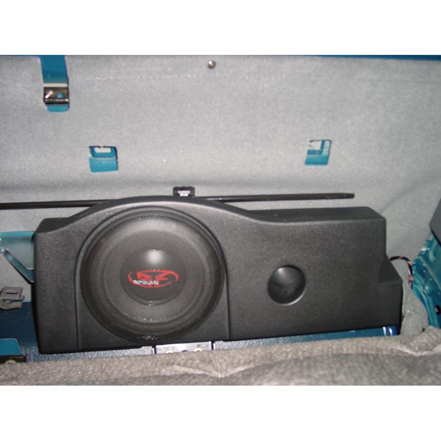 2004 Nissan Frontier Rear cab speaker location