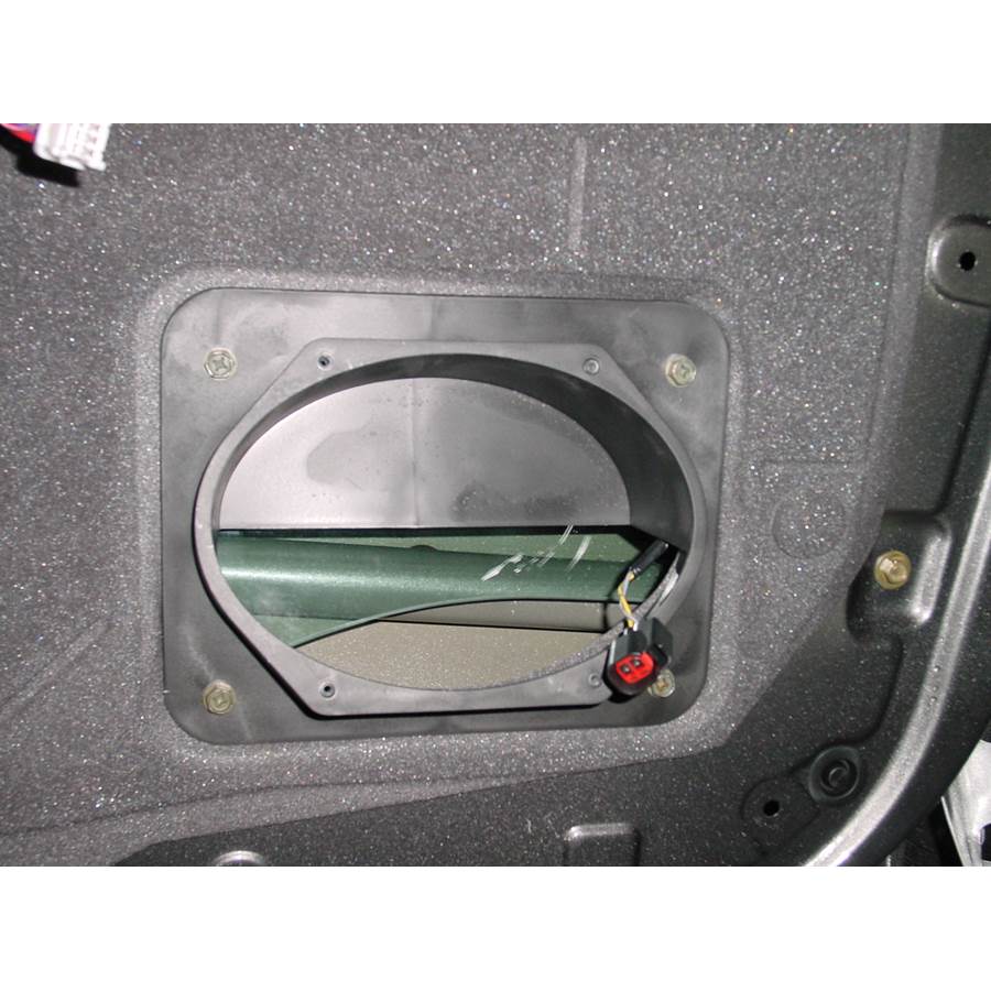 1999 Nissan Quest Front door woofer removed