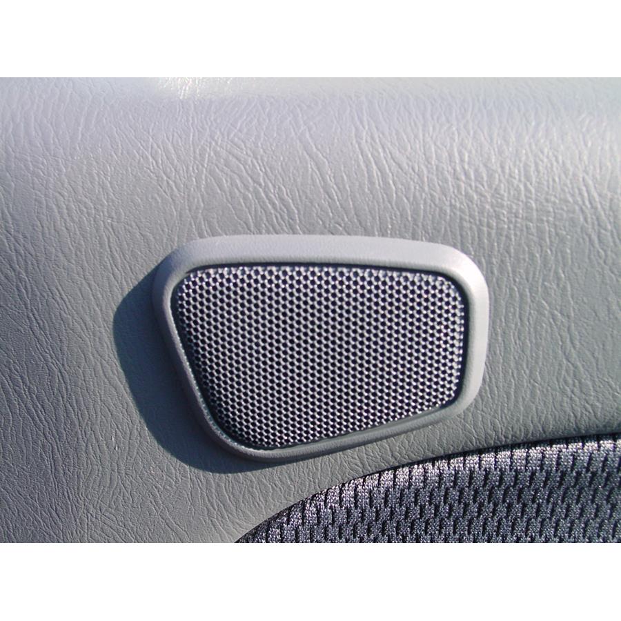 1998 Nissan Frontier Front door tweeter location