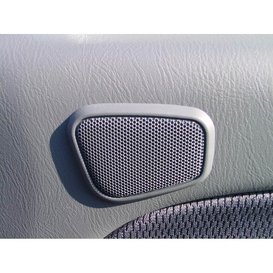 1999 Nissan Frontier Front door tweeter location