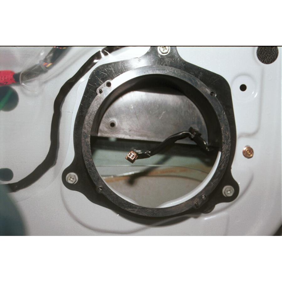 2001 Nissan Altima Front door woofer removed