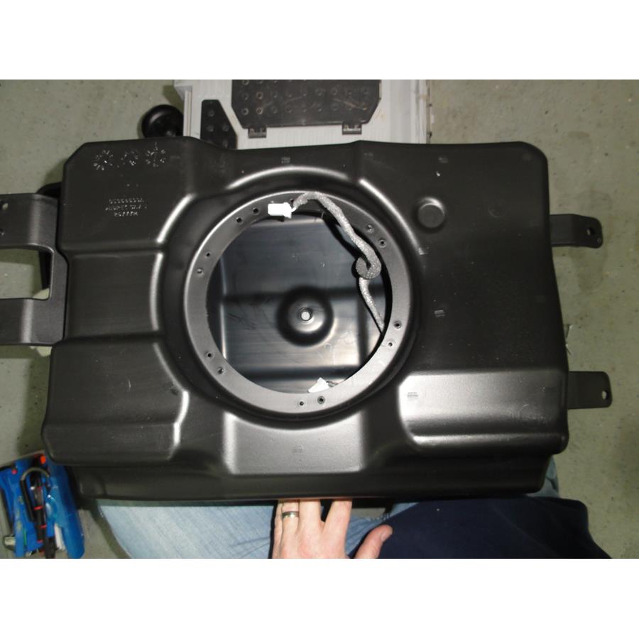 2013 Dodge Durango Under cargo floor speaker removed