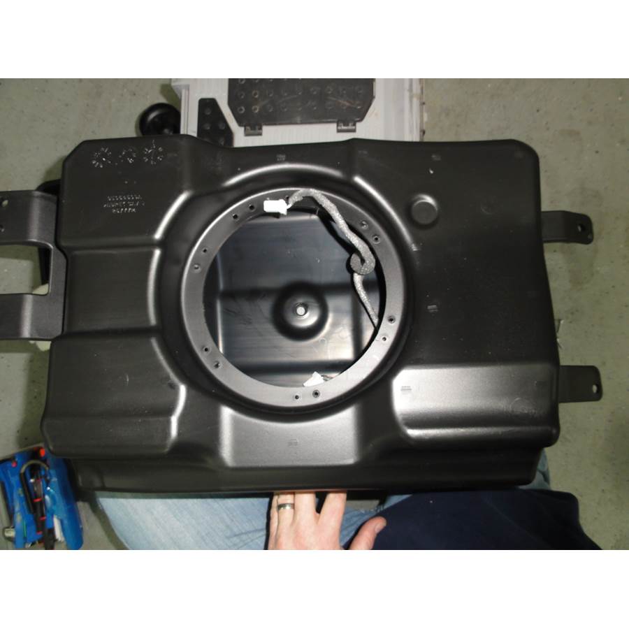 2025 Dodge Durango Under cargo floor speaker removed