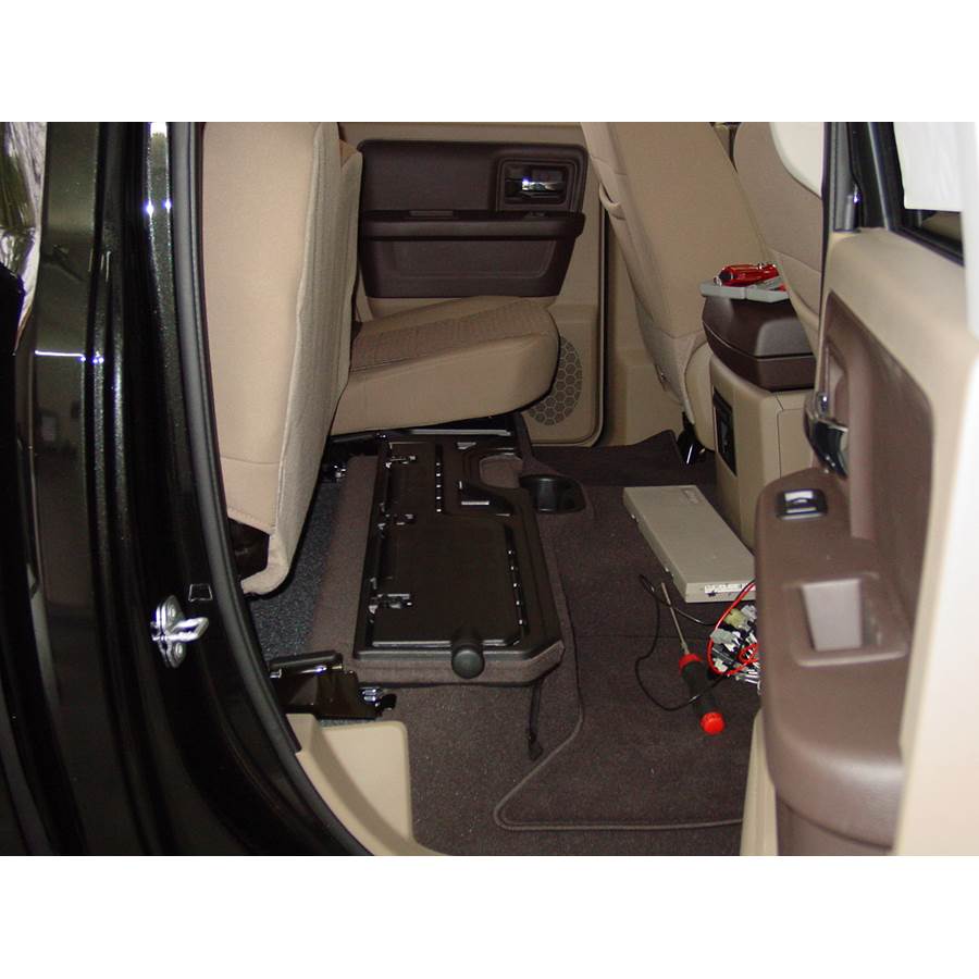 2011 Dodge Truck 1500 Rear seat speaker location