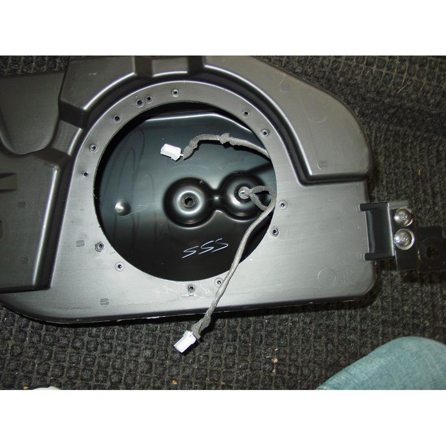 2012 Ram 2500 Rear seat speaker removed