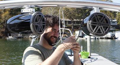 Tips for installing tower speakers on a boat