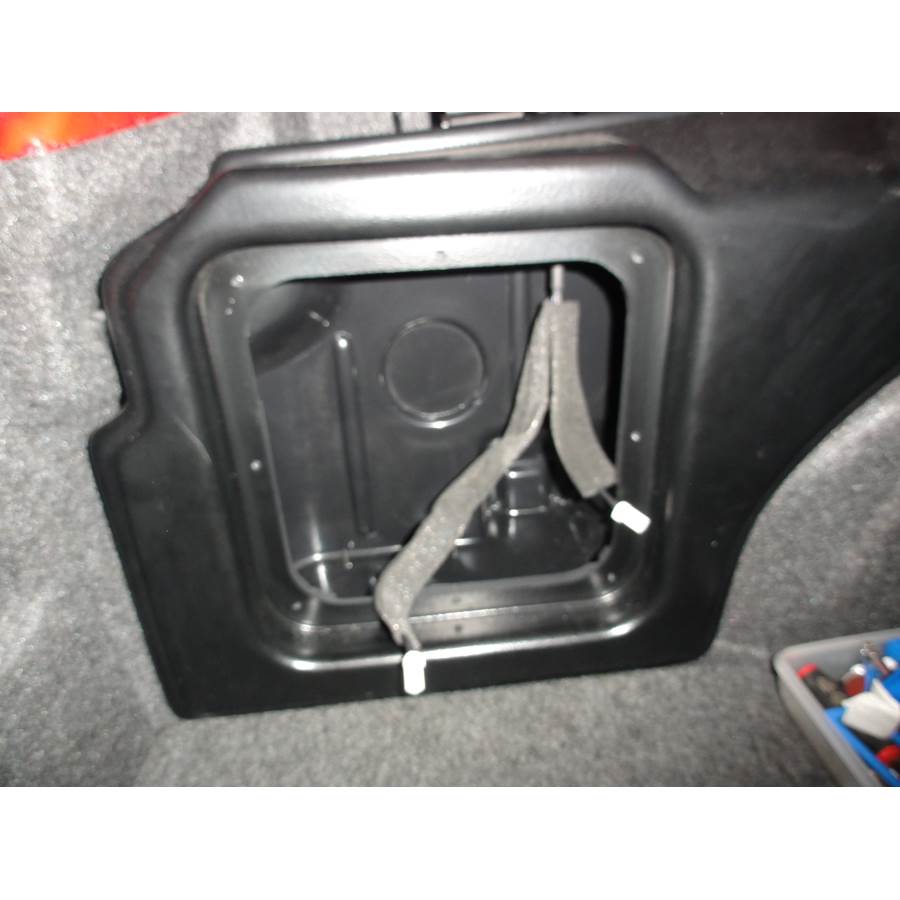 2010 Dodge Charger Trunk speaker removed