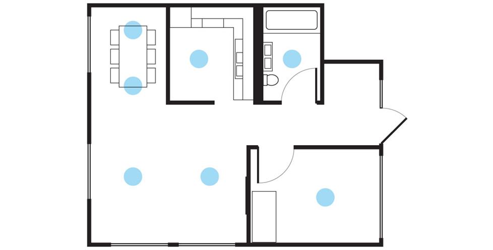 connecting ceiling speakers to tv