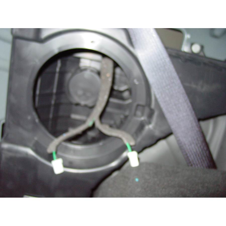 2009 Dodge Journey Far-rear side speaker removed