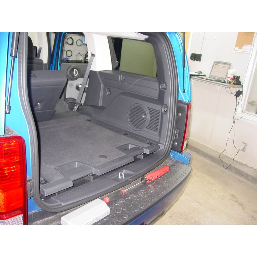 2009 Dodge Nitro Far-rear side speaker location