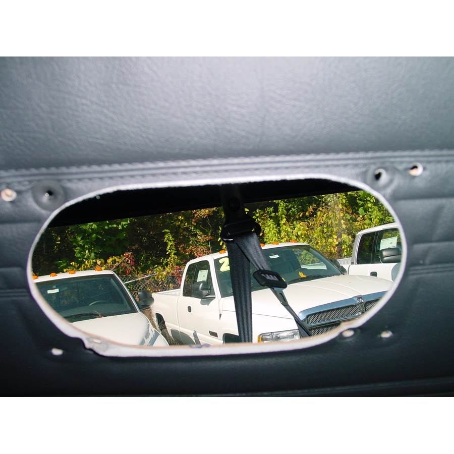 2000 Dodge Ram Mid-rear speaker removed