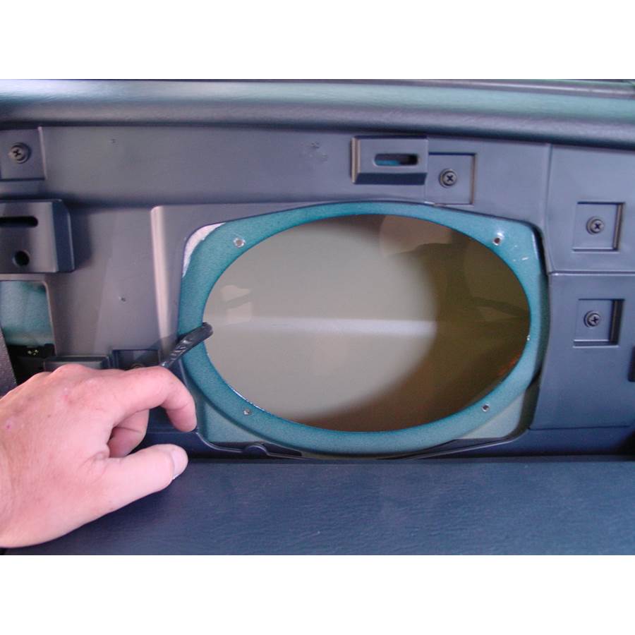 2003 Dodge Grand Caravan Far-rear side speaker removed
