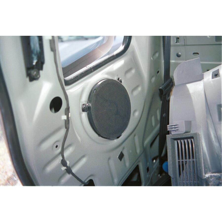 2000 Dodge Dakota Rear cab speaker removed
