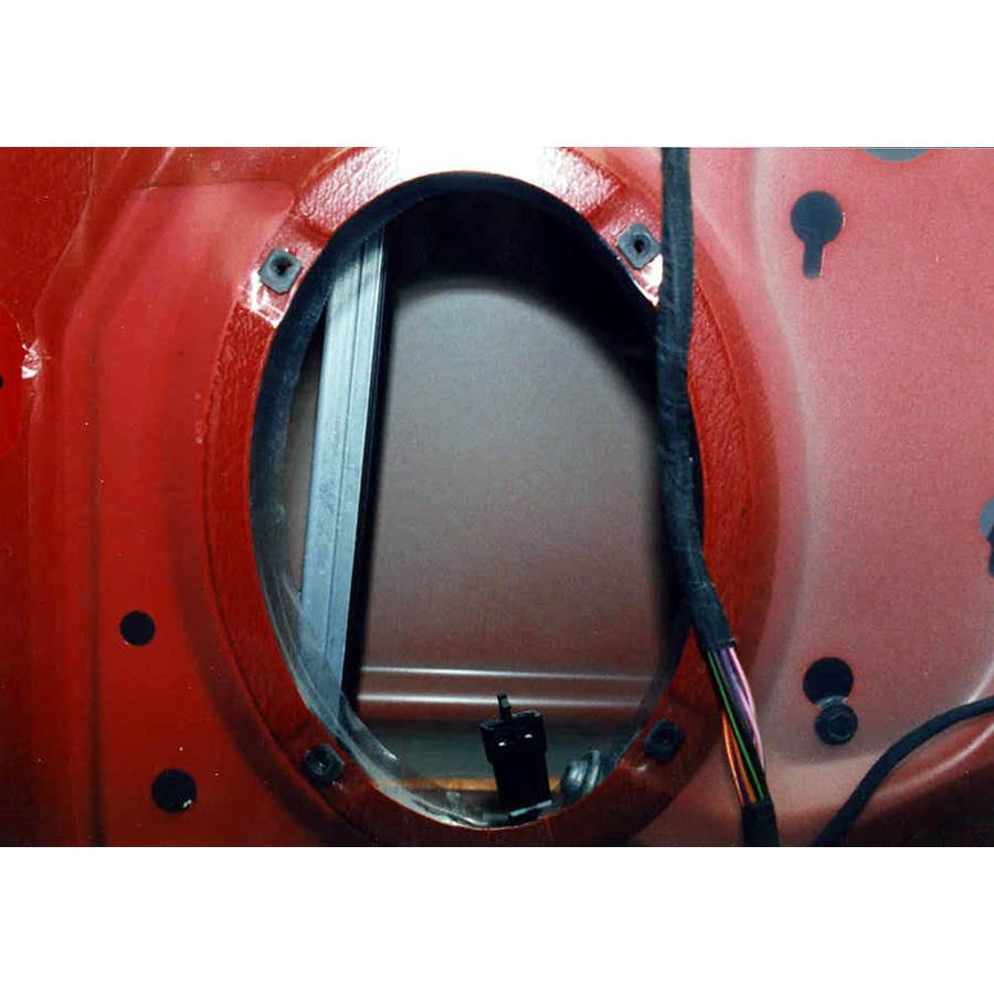 2001 Dodge Ram Front door woofer removed