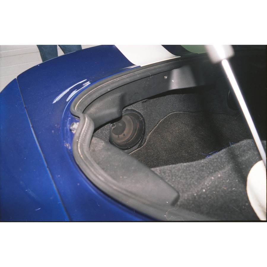 1997 Dodge Viper Far-rear side speaker location