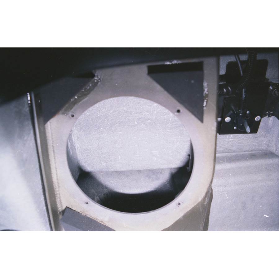 1997 Dodge Viper Far-rear side speaker removed