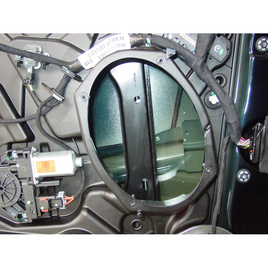 2013 Jeep Grand Cherokee Front door woofer removed