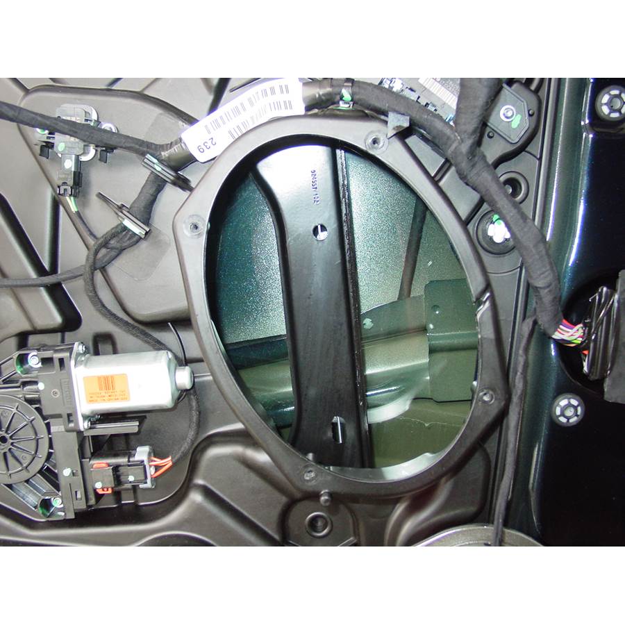 2022 Jeep Grand Cherokee Front door woofer removed