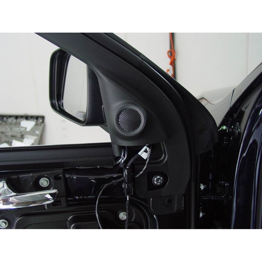 2012 Jeep Grand Cherokee Front door tweeter location