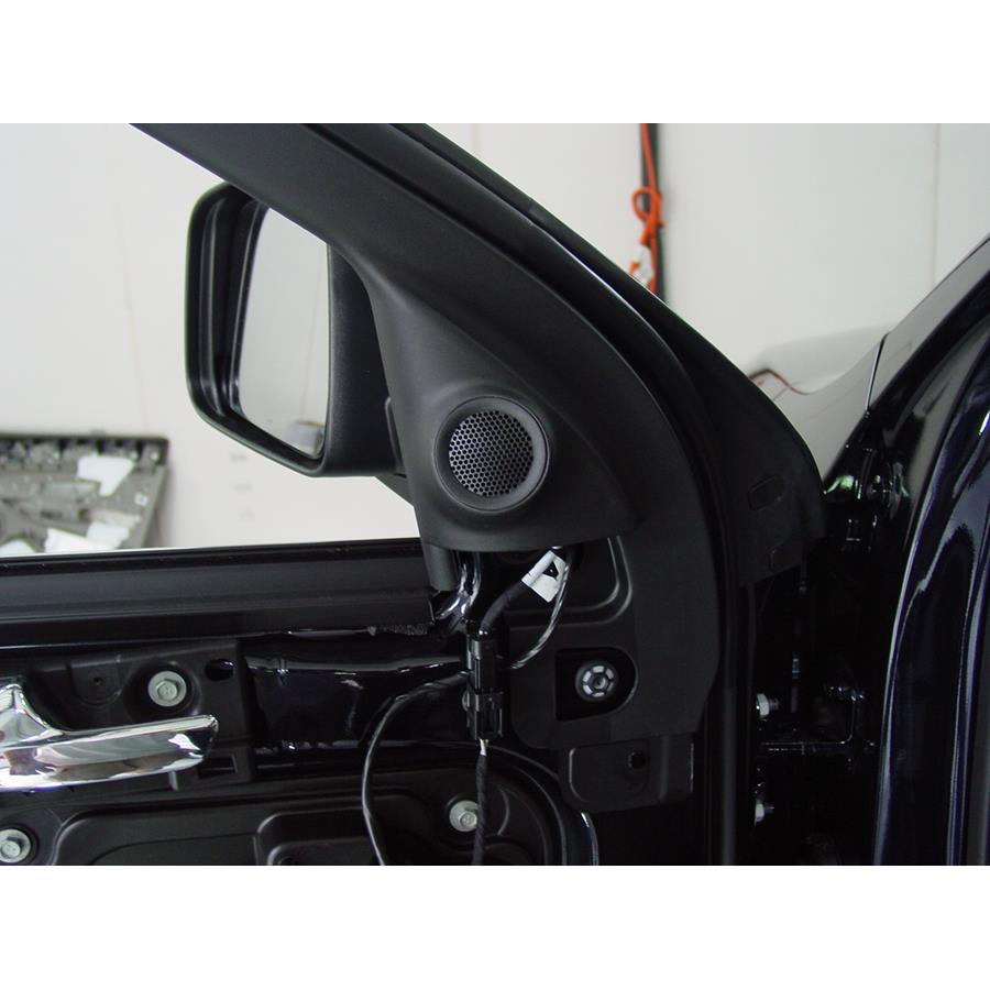 2013 Jeep Grand Cherokee Front door tweeter location