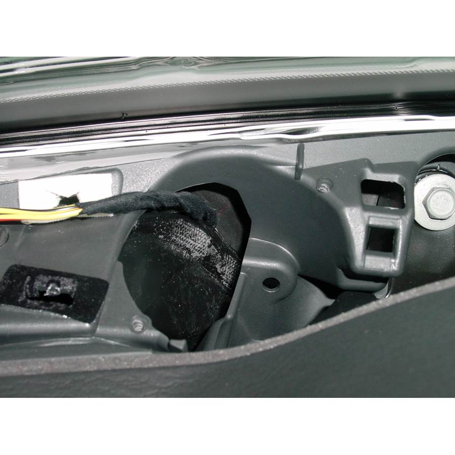 2006 Jeep Liberty Dash speaker removed