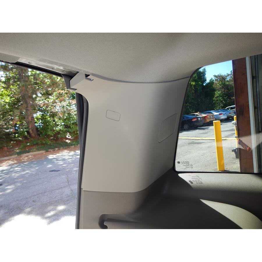 2017 GMC Yukon Rear pillar speaker location