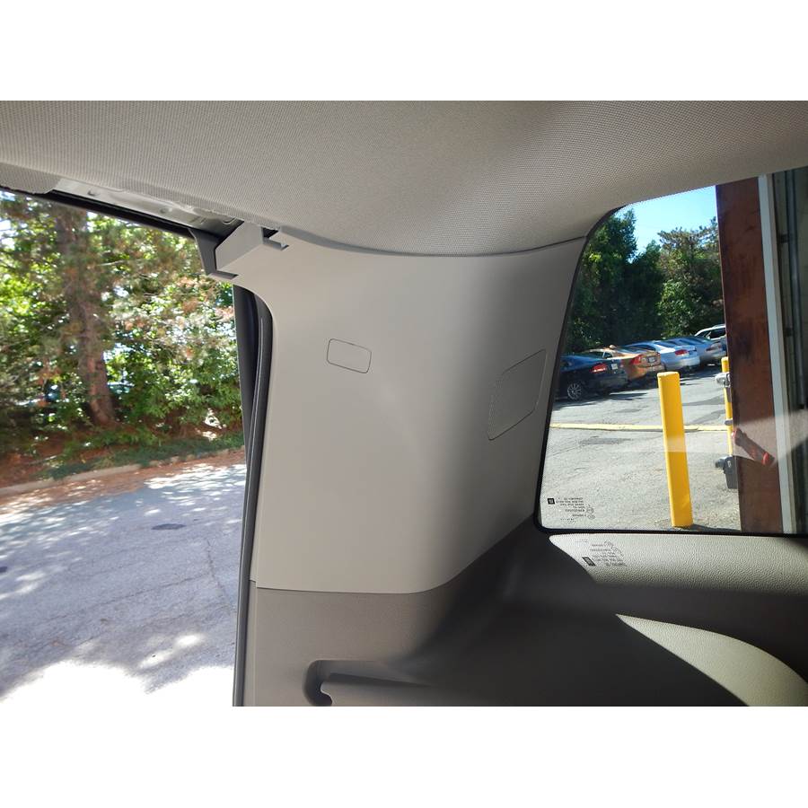 2019 GMC Yukon Rear pillar speaker location