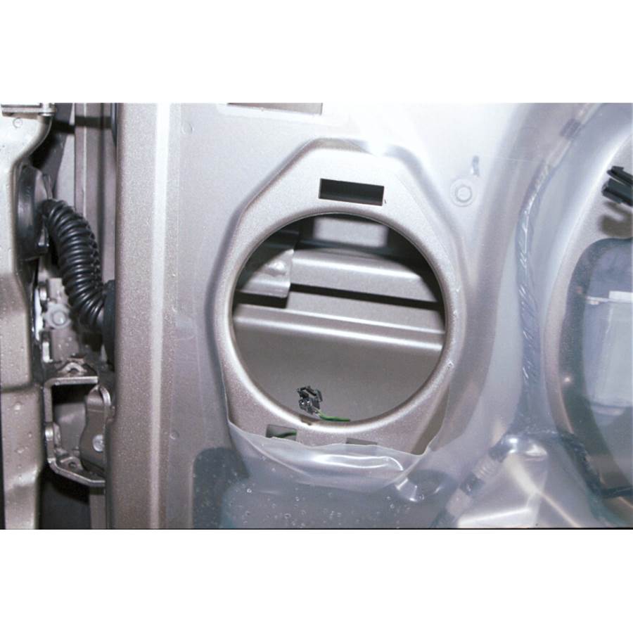 2000 GMC Yukon Front door woofer removed