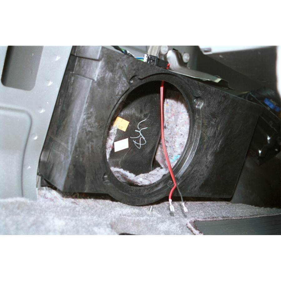 2002 GMC Yukon Far-rear side speaker removed