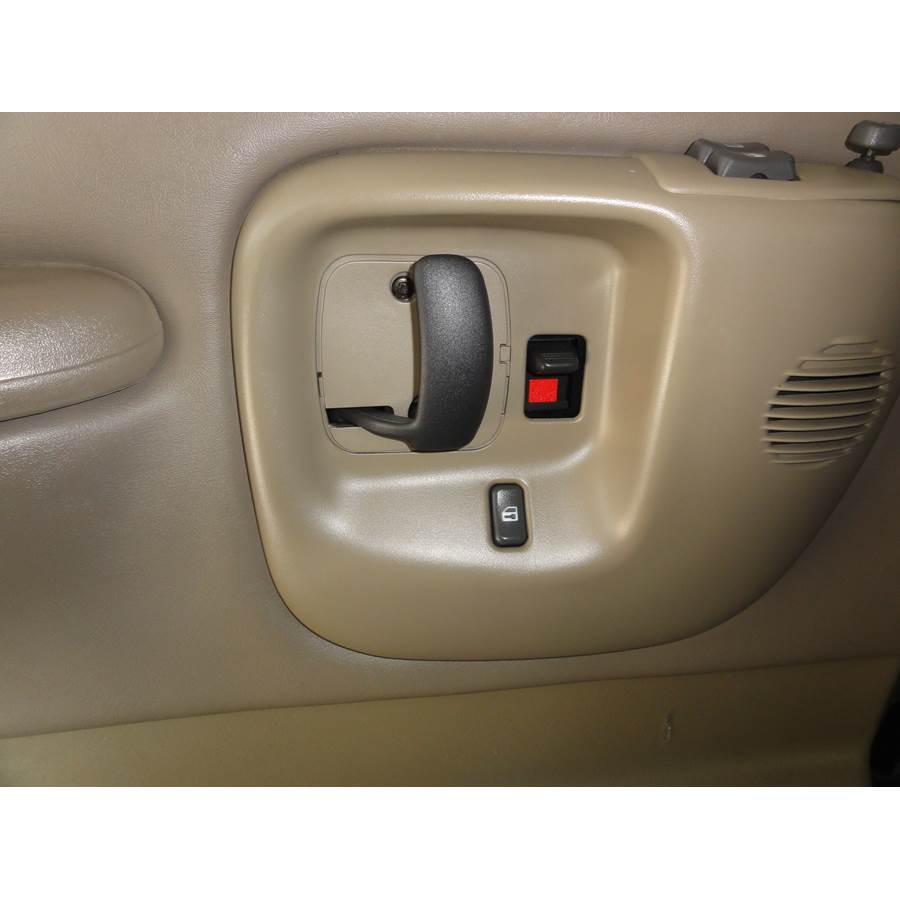 2002 GMC Savana Front door tweeter location