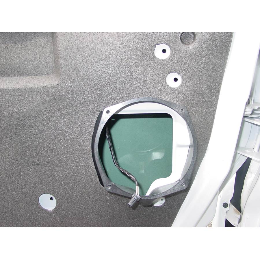 2000 GMC Safari Front door woofer removed