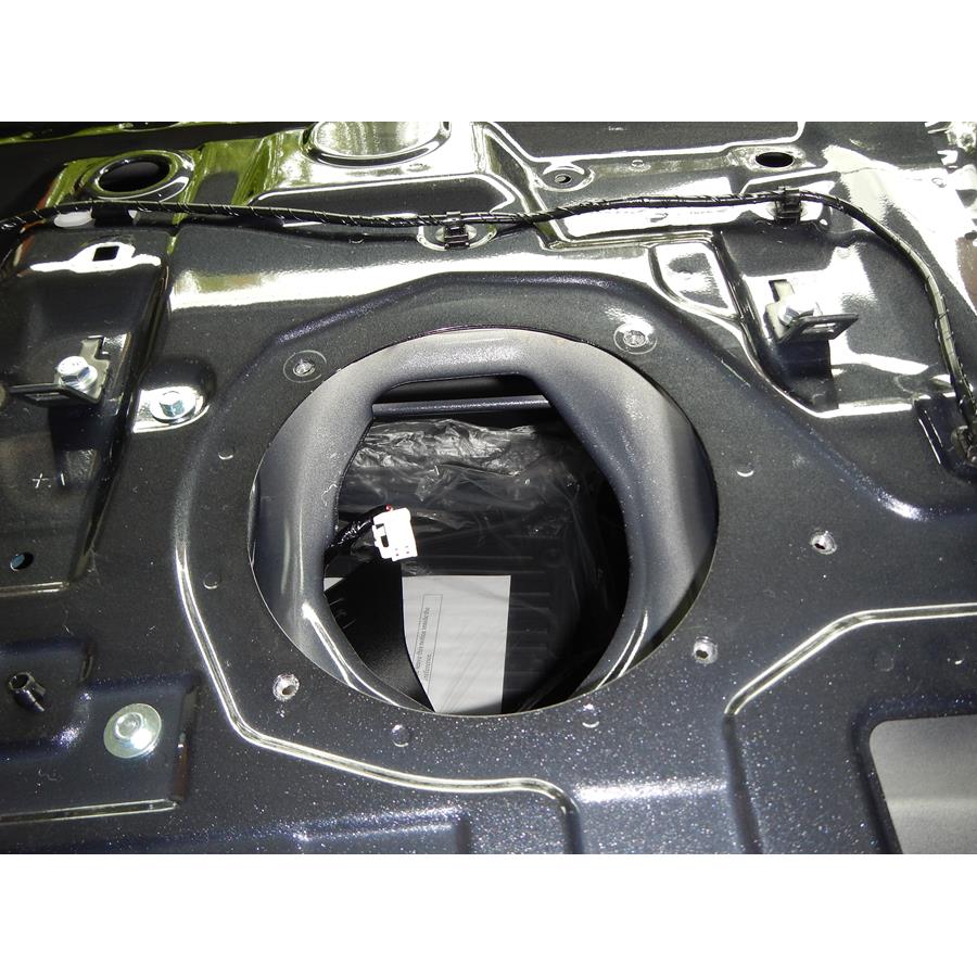 2017 Subaru WRX STI Rear deck center speaker removed