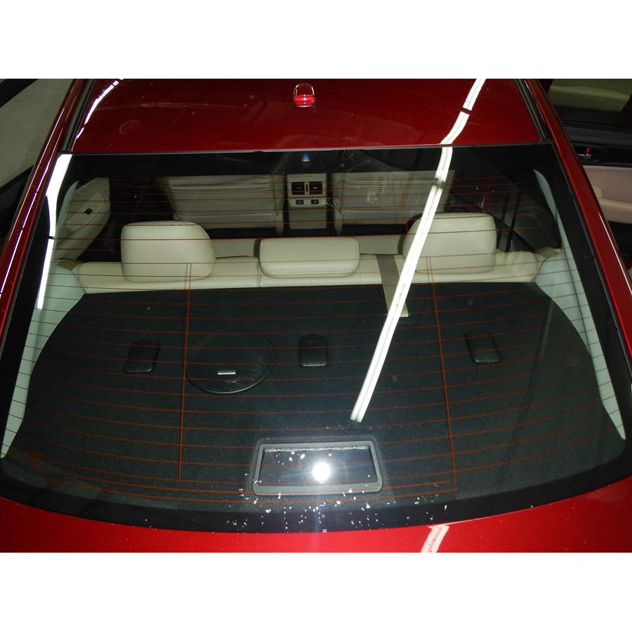 2018 Subaru Legacy Rear deck speaker location