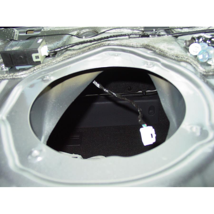 2014 Subaru Legacy Rear deck center speaker removed