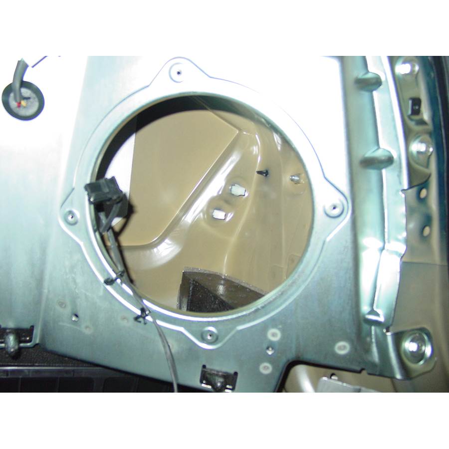 2013 Subaru Outback Far-rear side speaker removed