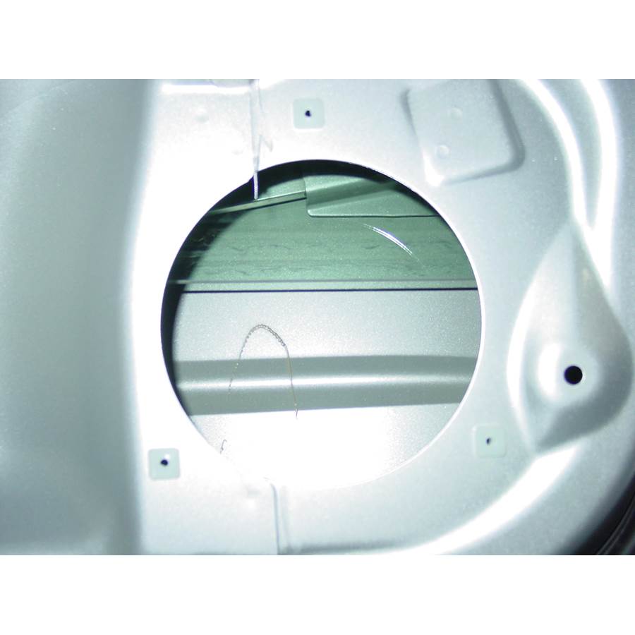 2010 Subaru Forester Front door woofer removed