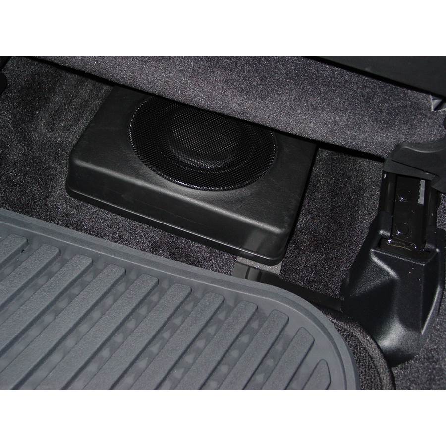 2005 Subaru Outback Under front seat speaker location