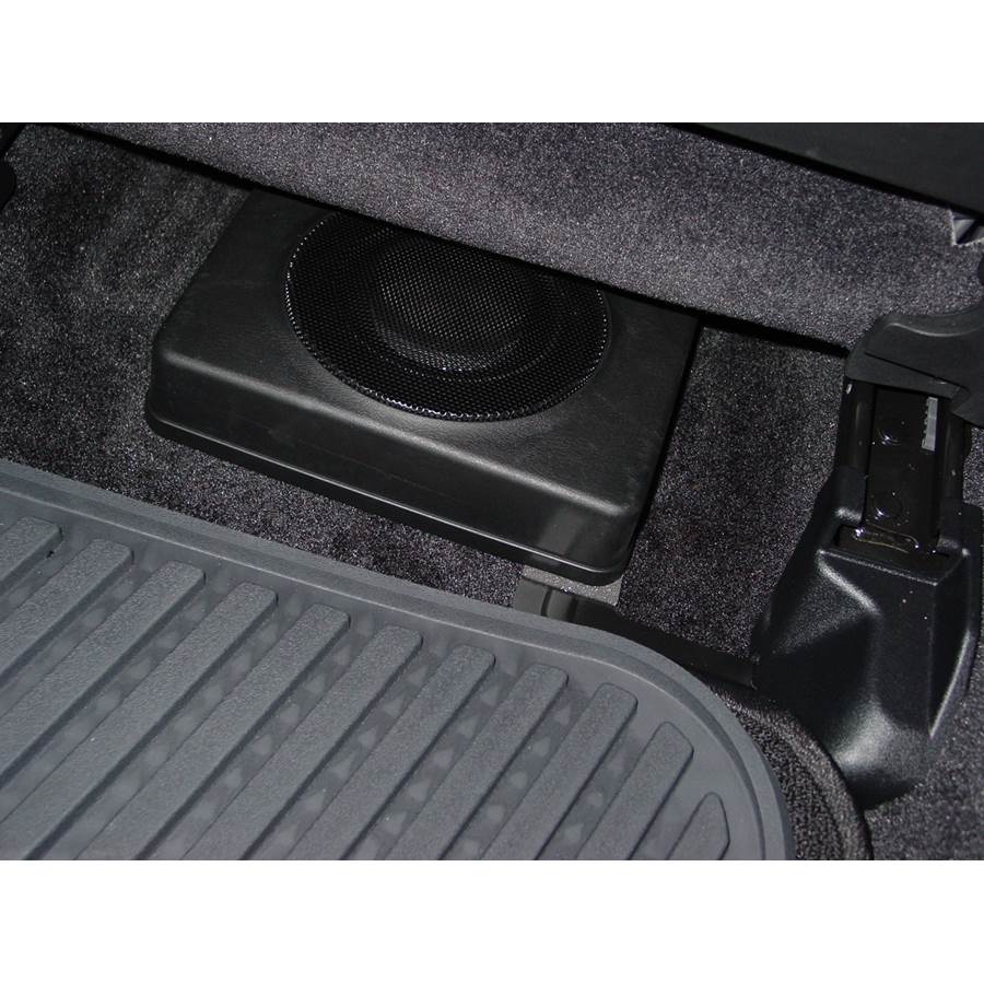2006 Subaru Outback Under front seat speaker location