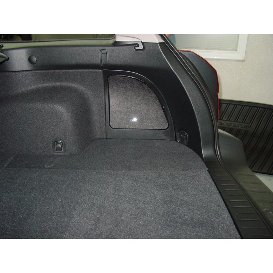 2009 Subaru Outback Far-rear side speaker location