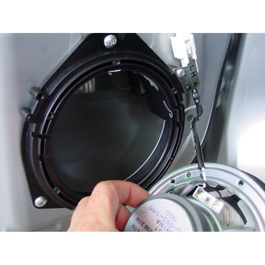 2011 Subaru Impreza WRX Front door woofer removed