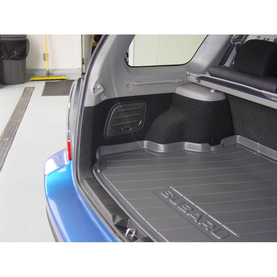 2005 Subaru Forester Far-rear side speaker location