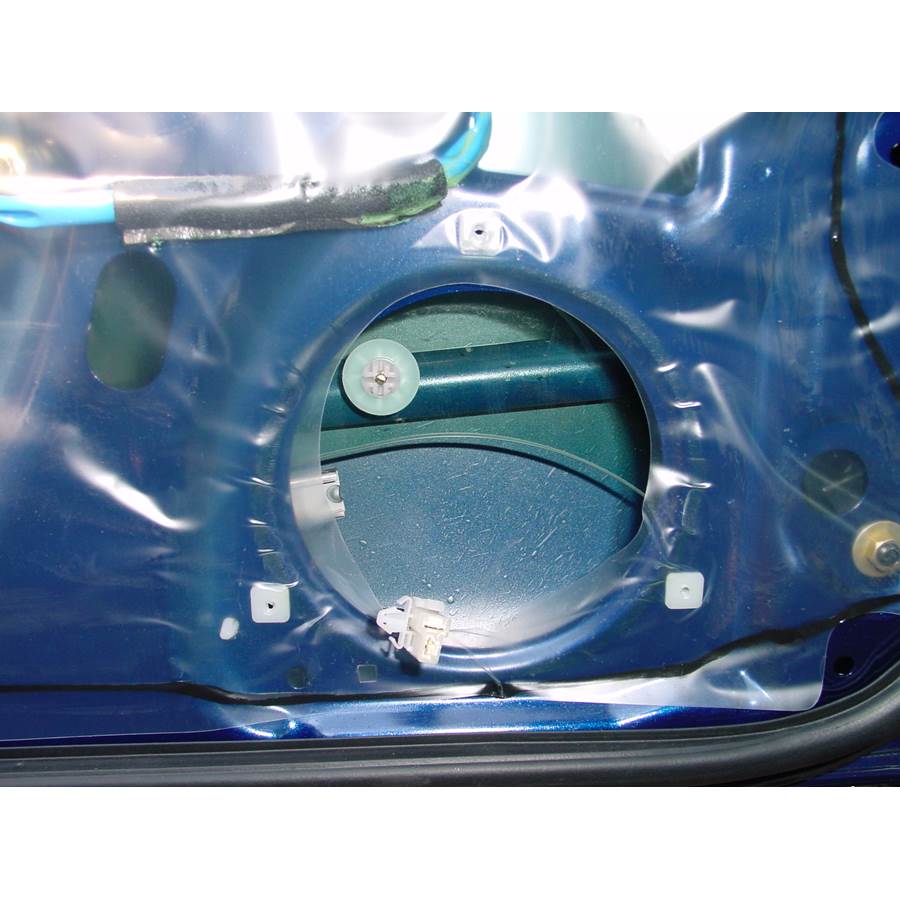 2003 Subaru Impreza WRX Front door woofer removed
