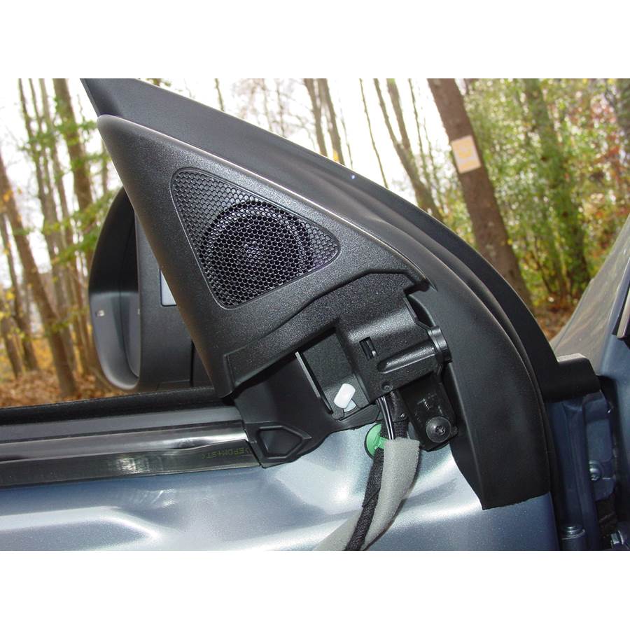 2011 Volkswagen CC Front door tweeter location